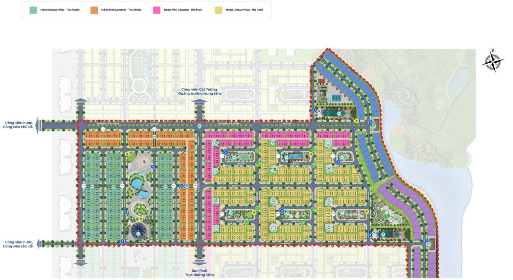 Tiểu khu Nikko Park Parasol - Dự án KN Paradise Cam Ranh