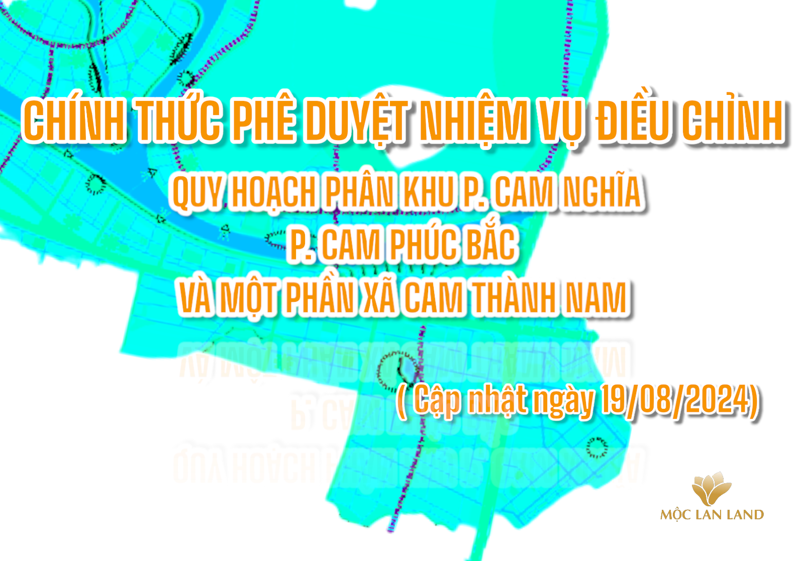 UBND TP. CAM RANH CHÍNH THỨC PHÊ DUYỆT QUY HOẠCH PHÂN KHU PHƯỜNG CAM NGHĨA, CAM PHÚC BẮC, MỘT PHẦN XA CAM THÀNH NAM