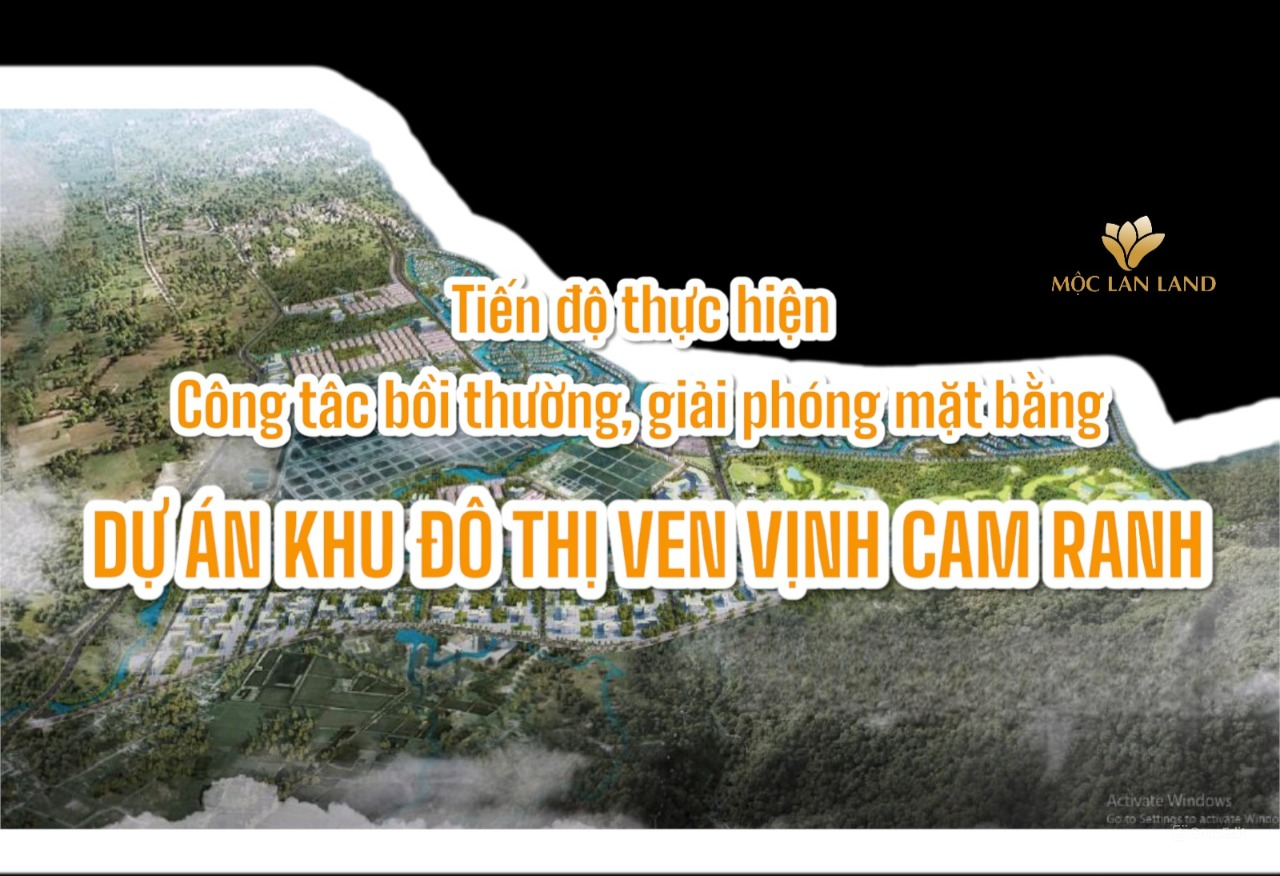 TIẾN ĐỘ THỰC HIỆN CÔNG TÁC BỒI THƯỜNG, GIẢI PHÓNG MẶT BẰNG DỰ ÁN KHU ĐÔ THỊ VEN VỊNH CAM RANH THỜI GIAN TIẾP THEO