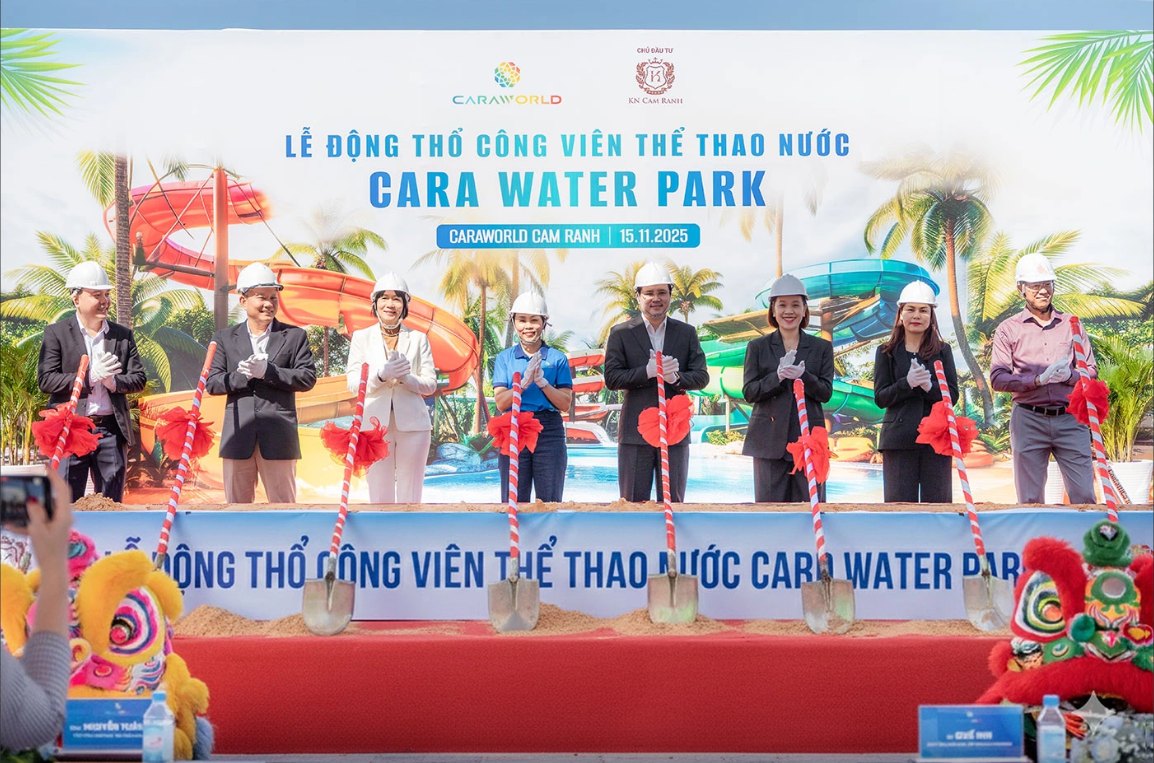 CARAWORLD CAM RANH ĐỘNG THỔ CÔNG VIÊN NƯỚC 6.7 HA